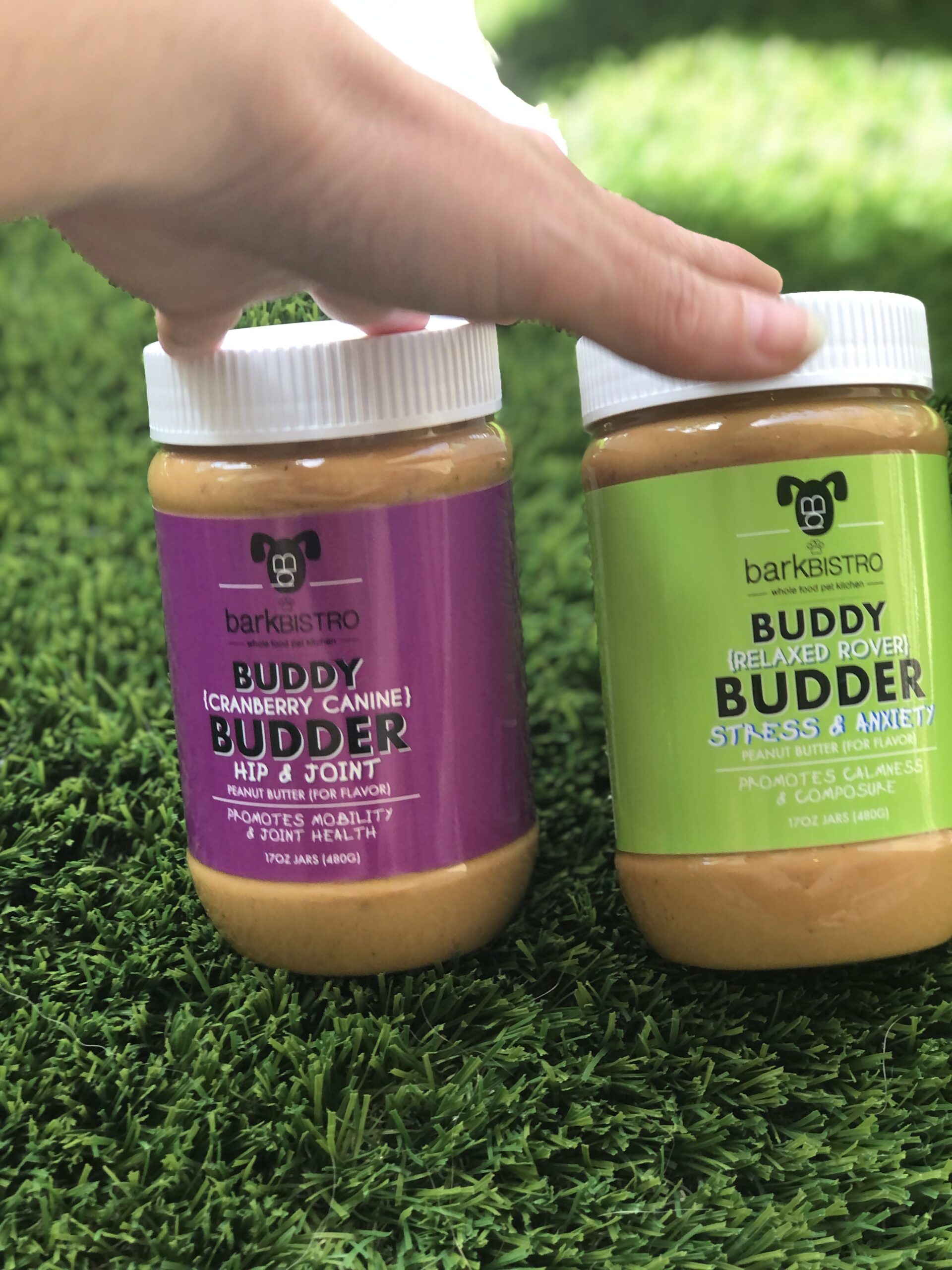 Buddy Budder Peanut Butter Jars